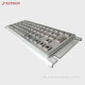 Teclado de metal industrial resistente al agua IP65